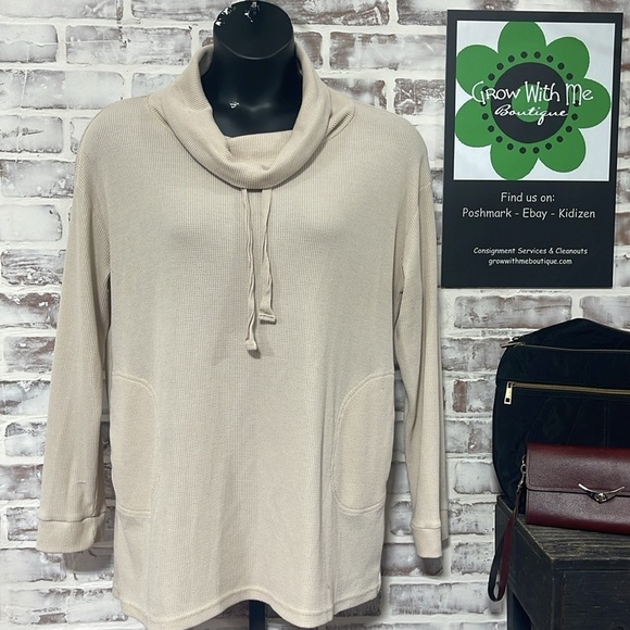 oso Tops - OSO Casuals waffle pullover XL